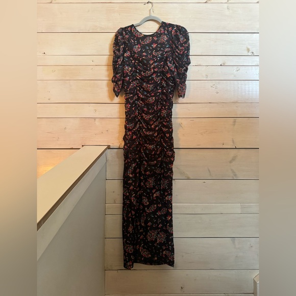 Free People Dresses & Skirts - Free People Floral Ruched Maxi Dress